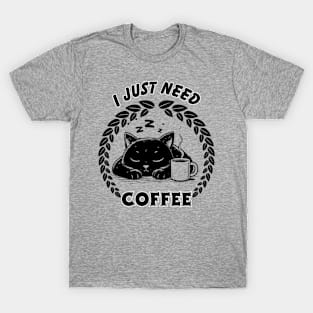 cat coffee T-Shirt